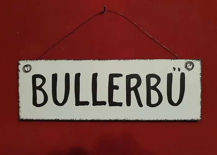 Ferienhaus Schild Bullerbü *
